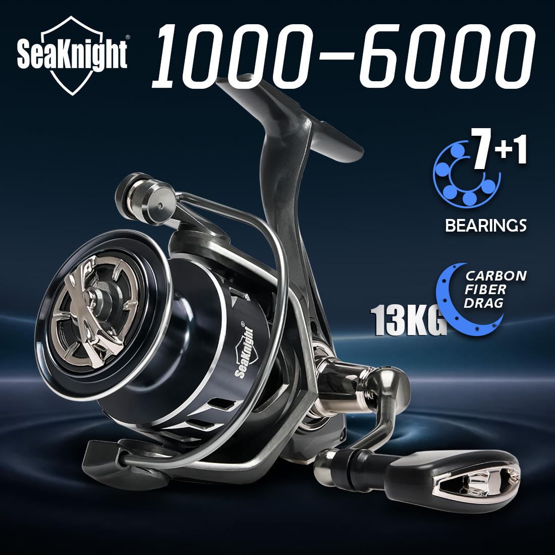 Kastking Reel Zephyr - รอกตกปลา SeaKnight รุ่น SANGE ซีรีส์ 1000-6000