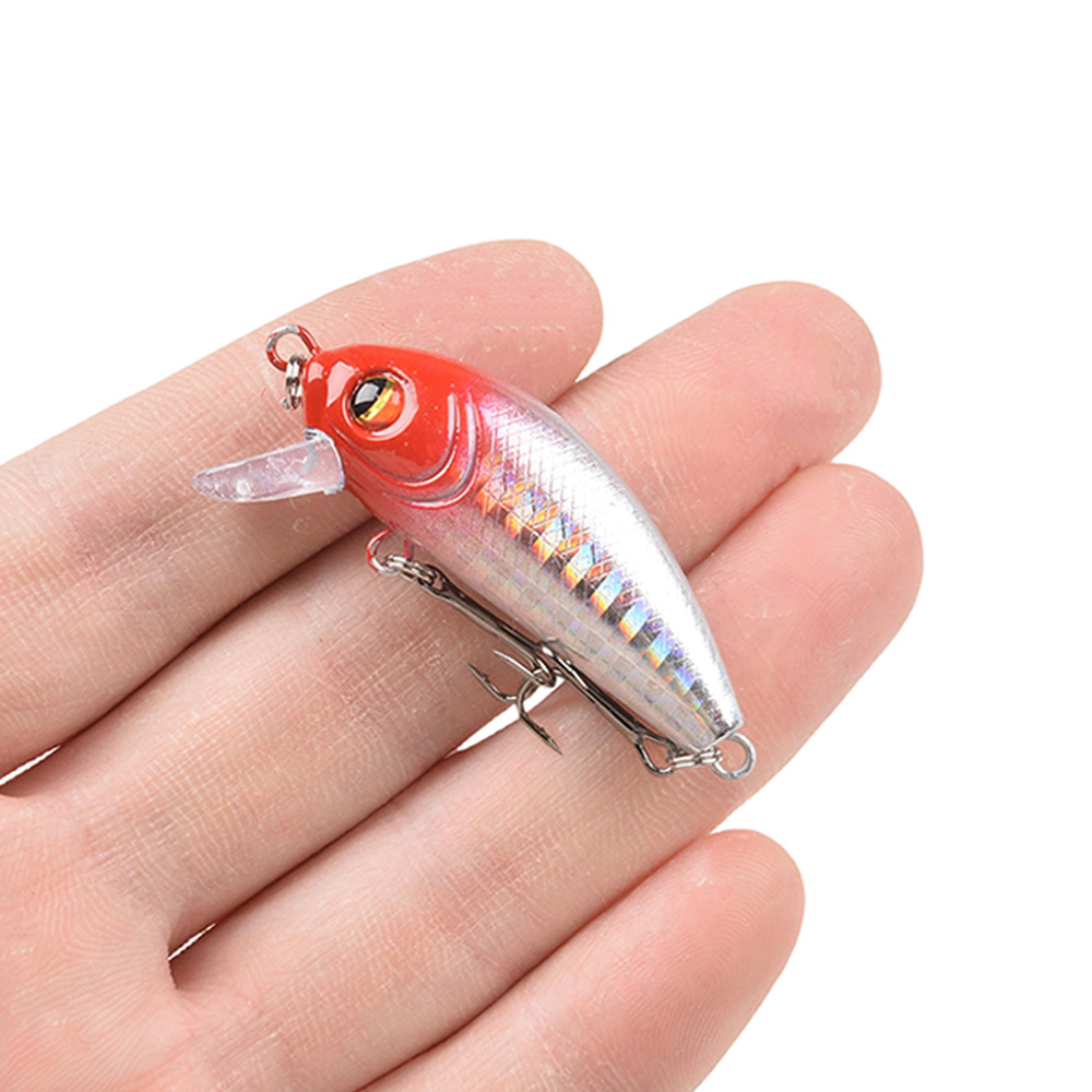 Fishing Lure Jerkbait - 1ชิ้นเหยื่อตกปลาแบบปลาซิวรุ่นยอดนิยมของญี่ปุ่น5ซม. 4.3กรัมเหยื่อปลอมแบบปลา Jerkbait Bass Carkblers เหยื่อว่ายน้ำเหยื่อมืออาชีพ