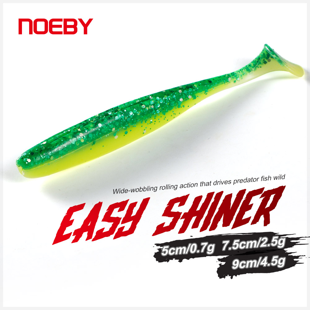Noeby Easy Shiner silicone SHA - Fishing Lure Soft Plastic บทวิจารณ์และราคา