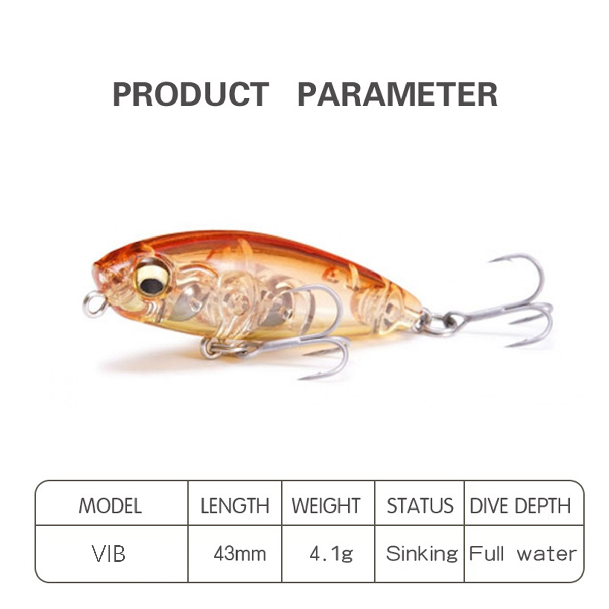 4.3 ซม.4.1g เหยื่อตกปลา Mini M - Fishing Lure Jerkbait บทวิจารณ์และราคา