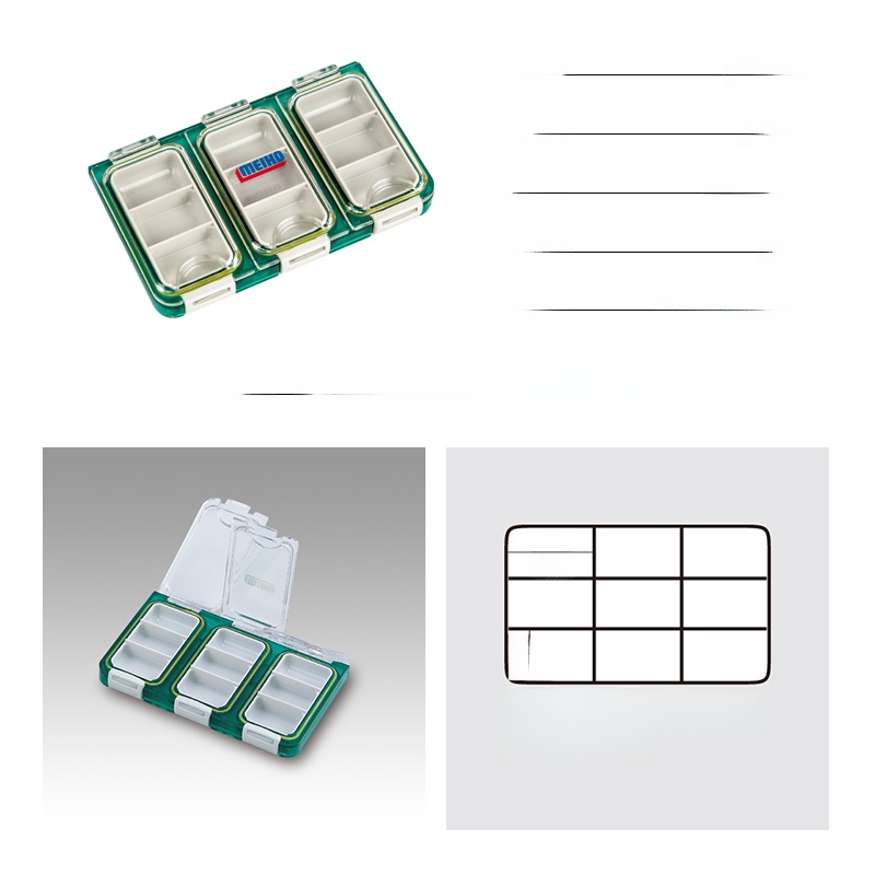 กล่องอุปกรณ์ตกปลา Meiho กล่องใ - Fishing Lure Accessories บทวิจารณ์และราคา