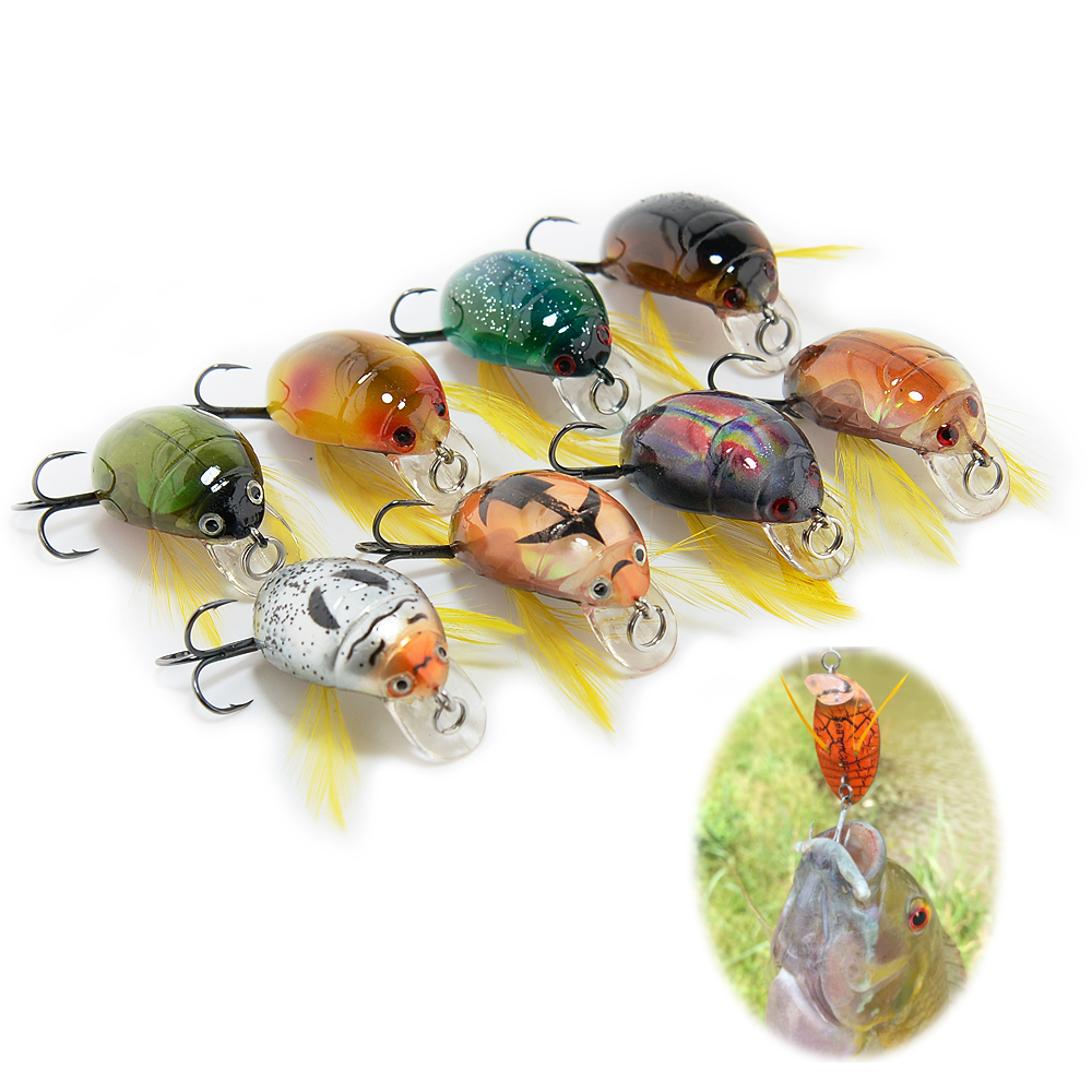 เหยื่อปลอมสำหรับตกปลารูปแมลงขน - Fishing Lure Blade Bait บทวิจารณ์และราคา