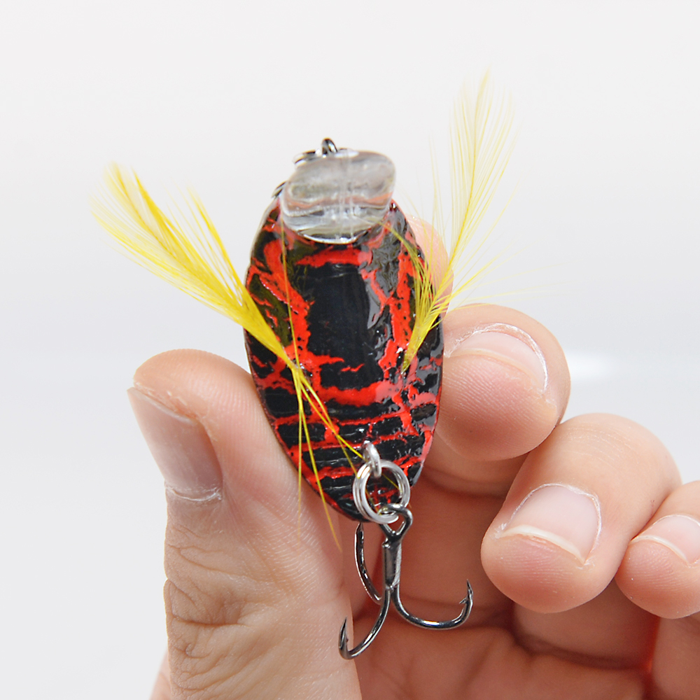 เหยื่อปลอมสำหรับตกปลารูปแมลงขน - Fishing Lure Blade Bait บทวิจารณ์และราคา