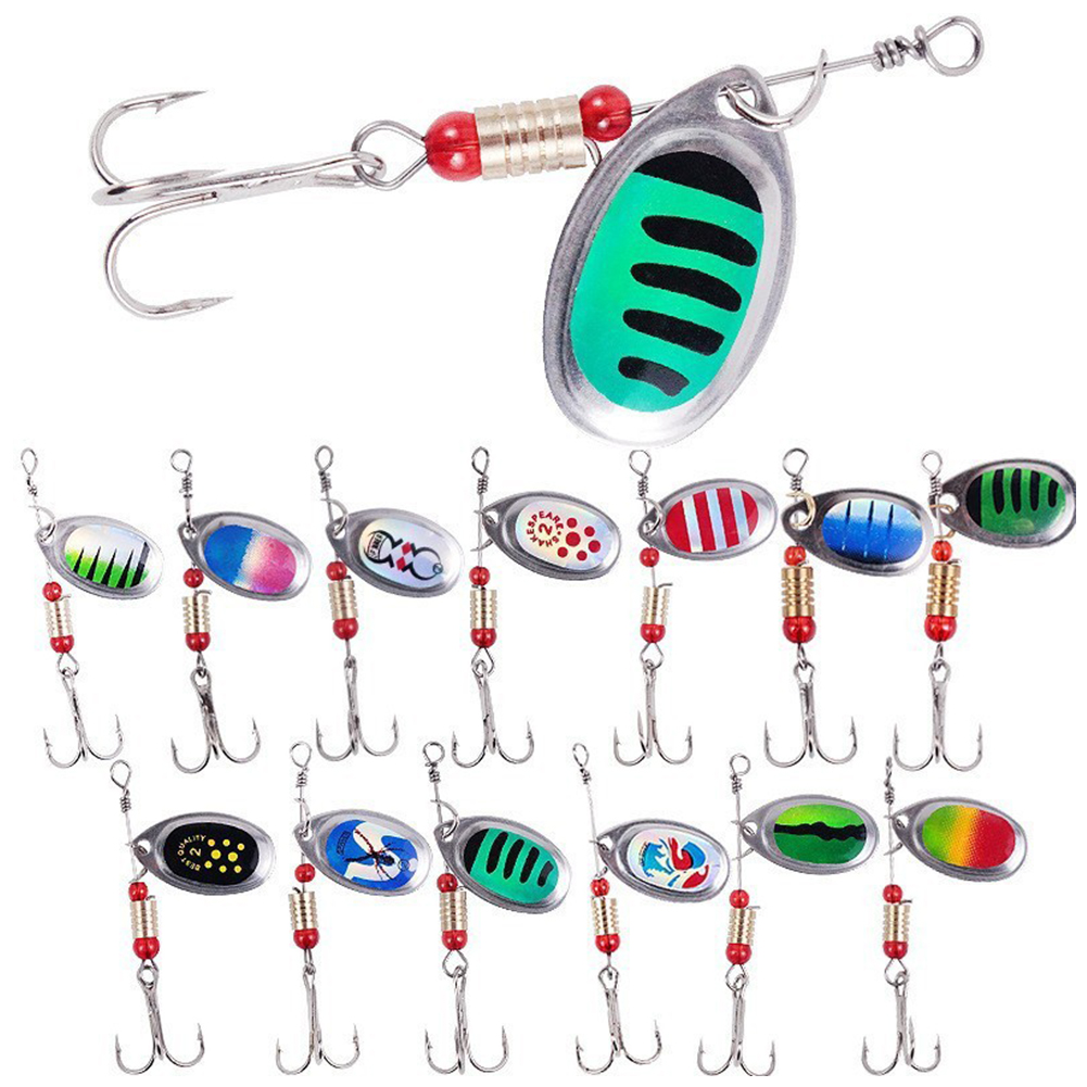 เหยื่อตกปลาแบบหมุนได้ ทำจากโลห - Fishing Lure Spoon บทวิจารณ์และราคา