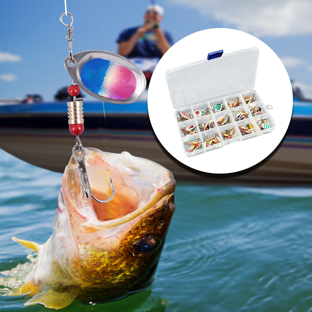 เหยื่อตกปลาแบบหมุนได้ ทำจากโลห - Fishing Lure Spoon บทวิจารณ์และราคา
